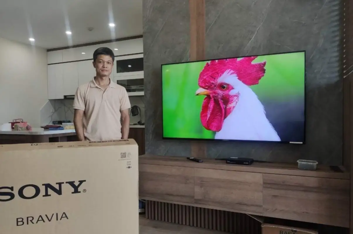 Thay mới màn hình Tivi Sony cho anh Dũng - Quận Gò Vấp